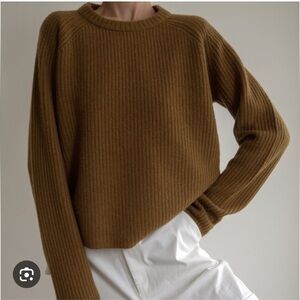 Jenni Kayne Fisherman Sweater in Bronze - BNWT sz Large